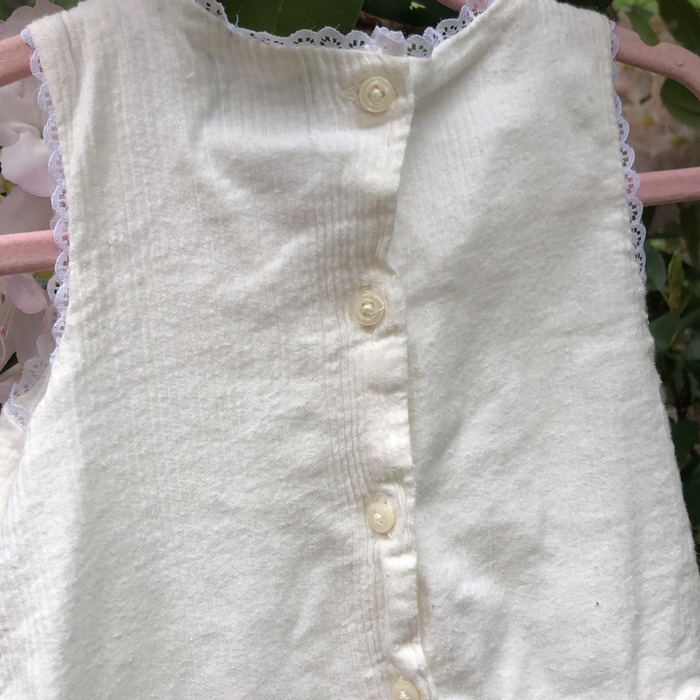 Baby Gap White Lace Dress 100% Cotton 18-24 m - Picture 6 of 8